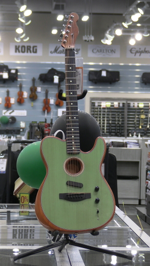 Fender American Acoustasonic Telecaster W/Bag - Black | Long